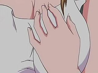 Bu çarpık hentai pornoda anime sıçrama, yüz ve cumshot