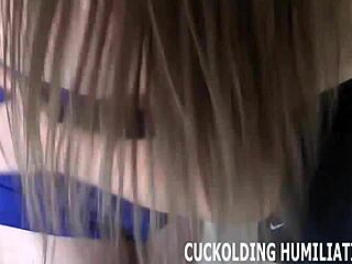 Video BDSM gay care prezintă femdom și închinarea penisului