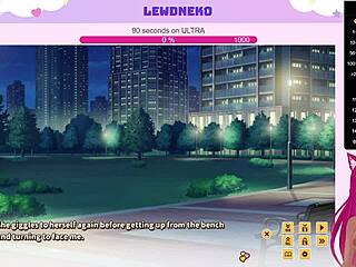 Vtuber Lewdnekos gameplay séduisant dans Love Cube Partie 3