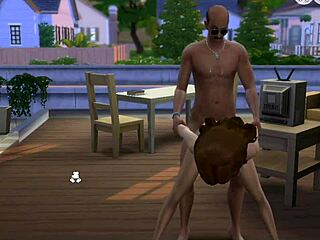 My perverted friend comes in and we explore the bible sims 4 parody