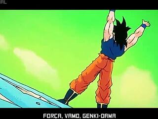 Rap-Hommage an Goku Dragon Ball mit Tauz in einer heißen schwulen Szene
