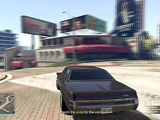 Großer schwarzer Schwanz und großer Hintern in Grand Theft Auto Action