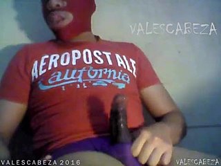 Red Maskled Purple: Amazing Gay Solo Session with Kinky Master