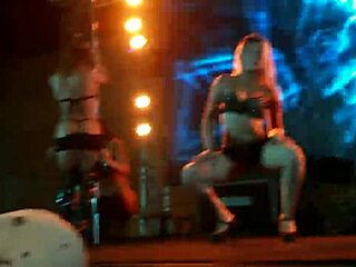 Dream girl performs lap dance at Brazilian erotica fair