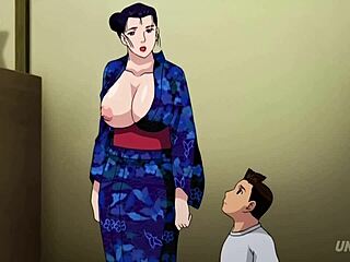 Beau-fils et belle-sœur explorent leurs désirs avec leur belle-mère dans une vidéo hentai taboue