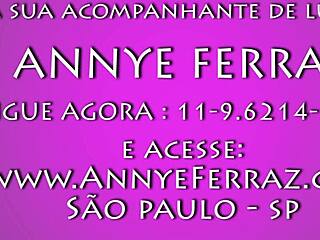 High-end escort Annye Ferraz in São Paulo rehearses intimate encounter