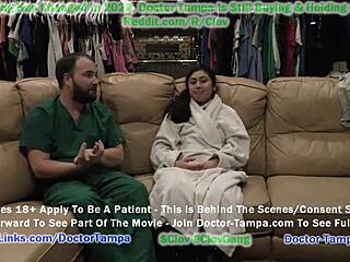 Jasmine Rose subit un examen gynécologique humiliant avec l'infirmière Stacy Shepard dans le film physique d'entrée de l'Université Tampa