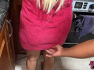 Uncle persuades his niece to have sex in the kitchen, resulting in a hot encounter with a big cock and a wet pussy