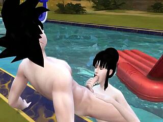 Hentai bertema Dragon Ball dengan pesta kolam renang dan istri sedang bertukar pasangan
